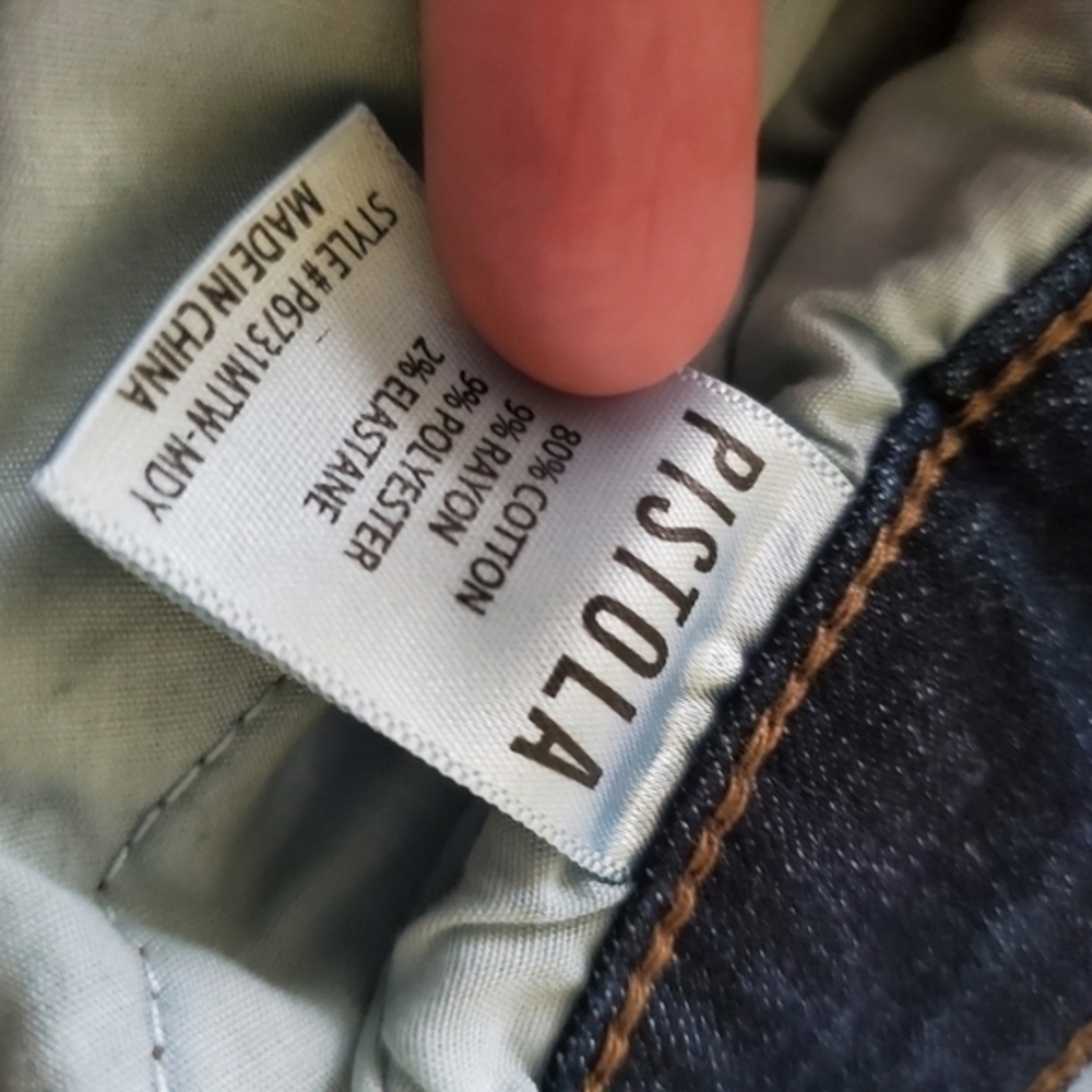 Pistola Women's Skinny Jean in Blue Stretch‎ Denim Size 27 - Picture 12 of 13